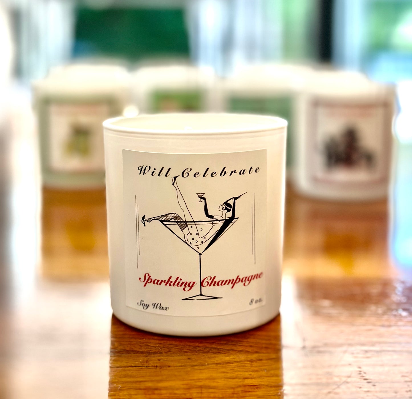 WILL CELEBRATE: Sparkling Champagne