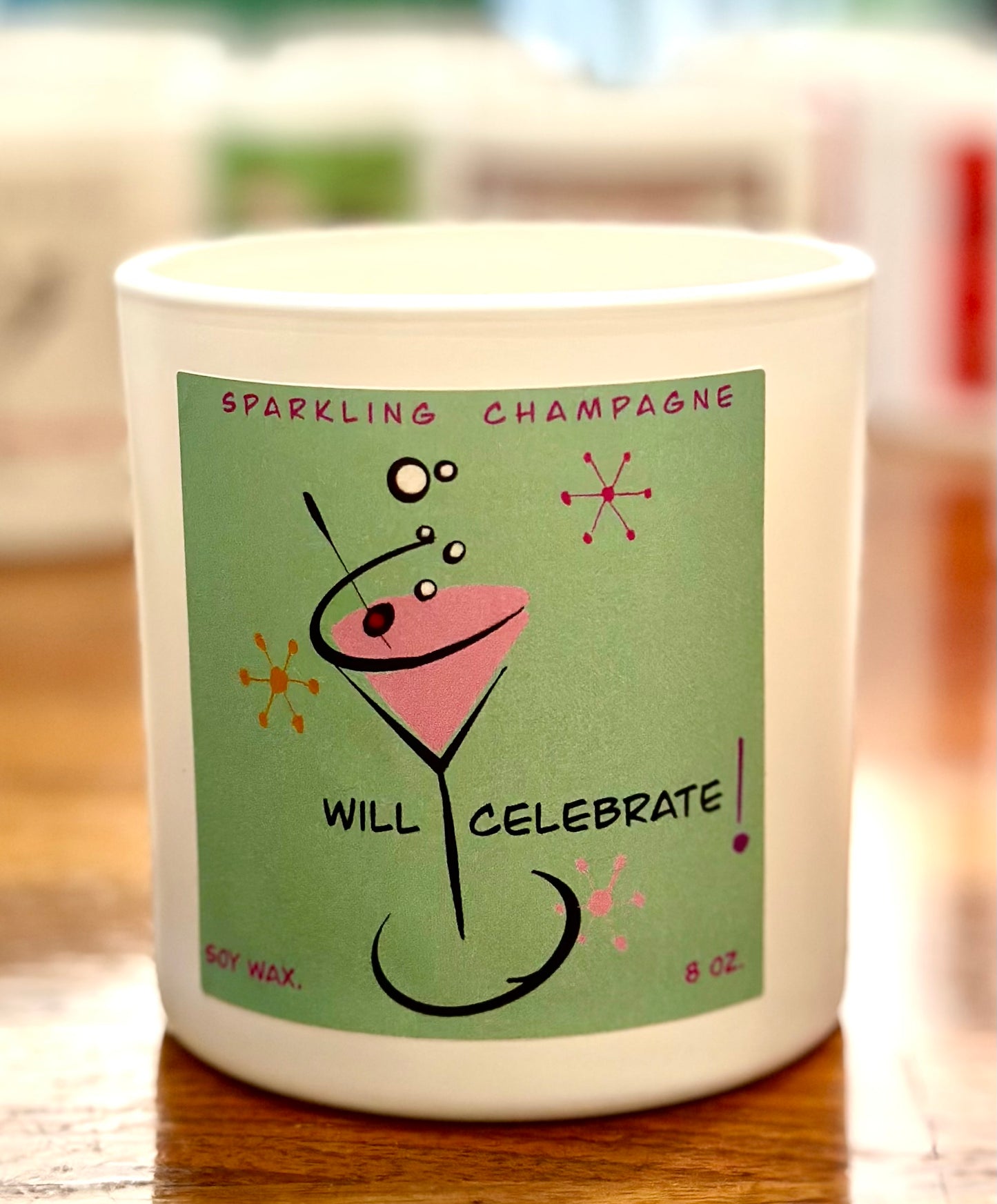 WILL CELEBRATE: Sparkling Champagne